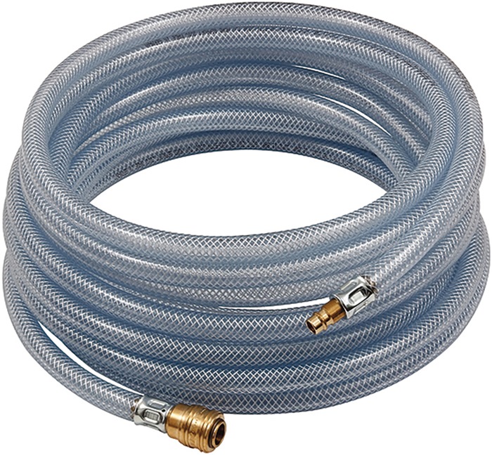 PVC-Druckluftschlauchset ID 9mm AD 15mm L.10m Schnellverschlusskupplung DN 7,2