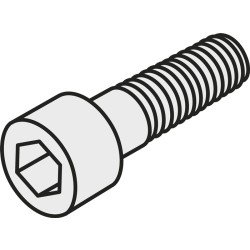 Klemmschraube ISO HS 0520C Bruttogewicht 4,1g PRAMET