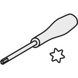 Torx-Schraubendreher ISO SDR T09 Bruttogewicht 44,5g PRAMET