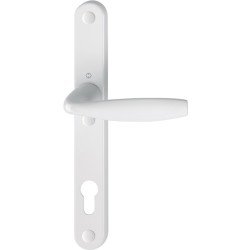 1/2 Profiltür-Garnitur NY 1810/3346SN Alu.F9016 PZ HOPPE