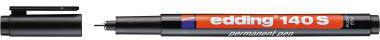 edding Folienschreiber 140 S 4-140001 0,3mm permanent schwarz