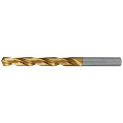 Spiralbohrer DIN 338 TypN D.1,6mm HSS profilgeschl.TiN Zyl.schaft kurz TECWERK