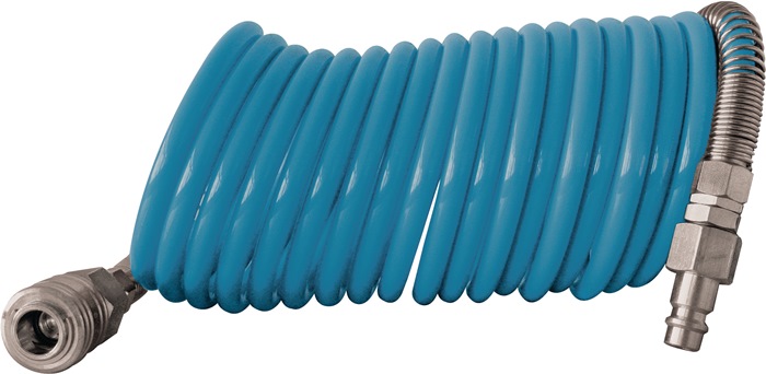 Spiralschlauchset ID 10mm AD 12mm L.5m Kuppl.DN 7,2 EWO