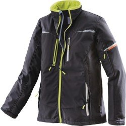Softshelljacke Terrax Workwear Gr.L schwarz/limette TERRAX