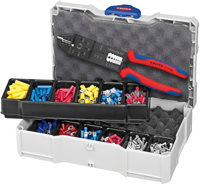 Kabelverbindersortiment 301-tlg.0,5-6 mm² Sortimentskoffer KNIPEX