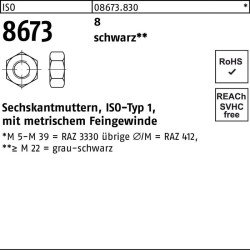 Sechskantmutter ISO 8673 M36x 1,5 8 sw 5 Stück