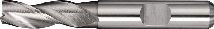 Bohrnutenfräser DIN 844 TypN D.10mm HSS-Co8 Weldon Z.3 lang TECWERK