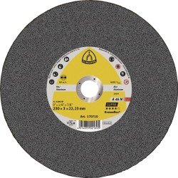 Trennscheibe A 46N Supra D125x2,5mm gekr.Alu.Bohr.22,23mm KLINGSPOR