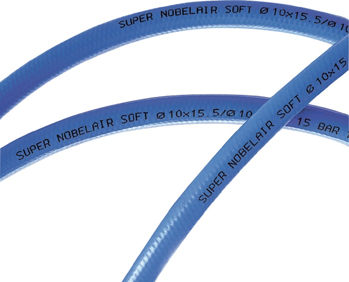 Druckluftschlauch Super Nobelair® Soft ID 6,3mm AD 11mm L.50m blau