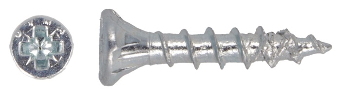 Senkkopfschr.Pozidrive D.5mm L.40mm STA verz.Vollgew.200 St.DYNAPLUS