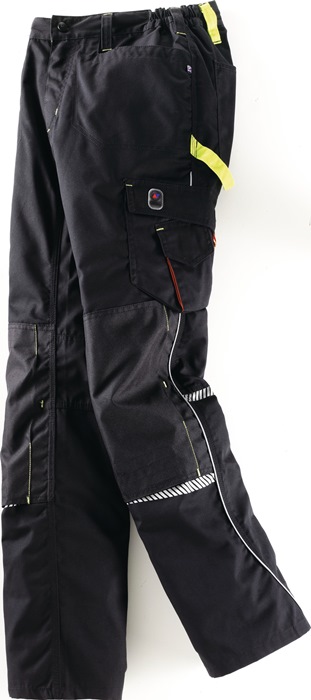 Bundhose Terrax Workwear Gr.58 schwarz/limette TERRAX