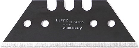 Trapezklinge multisharp L52xB18,7xS0,65mm m.Lochung 10 St./Spender LUTZ BLADES