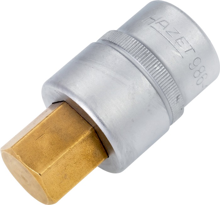 Steckschlüsseleinsatz 986-19 1/2 Zoll Innen-6-kant SW 19mm L.60mm HAZET