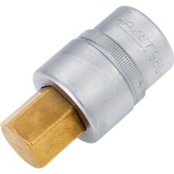 Steckschlüsseleinsatz 986-19 1/2 Zoll Innen-6-kant SW 19mm L.60mm HAZET