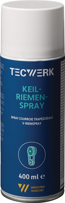Keilriemenspray hellgelb 400ml Spraydose TECWERK