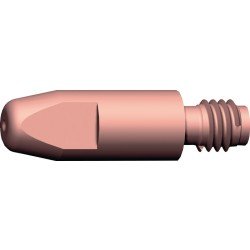 Stromdüse Draht-Ø 0,8mm M 6 L.28mm E-Cu f.Alu A.BINZEL