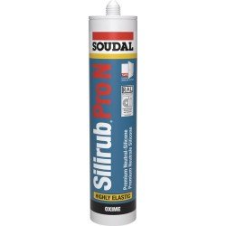 Silikondichtstoff Silirub ProN weiß 300ml Kartusche SOUDAL