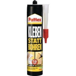Montagekleber Kleben statt Bohren weiß 400g Kartusche PATTEX