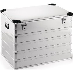 Aluminiumbox L782xB585xH620mm 240l m.Klappverschluss u.Stapelecken