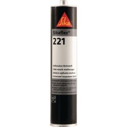 Polyurethandichtstoff Sikaflex®-221 stahlgrau 300ml Kartusche SIKA