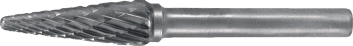 Frässtift SKM D.6mm Kopf-L.13mm Schaft-D.6mm HM Verz.Kreuz TECWERK