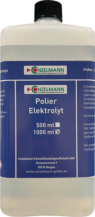 Elektrolyt Polier 1l Flasche CONZELMANN