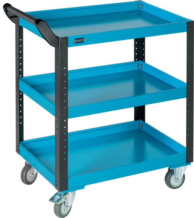 Servicewagen H896xB890xT542mm Traglast p.Ebene 50kg HAZET-BLAU HAZET