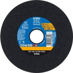 Trennscheibe PSF STEEL D125x1,6mm ger.STA Bohr.22,23mm PFERD