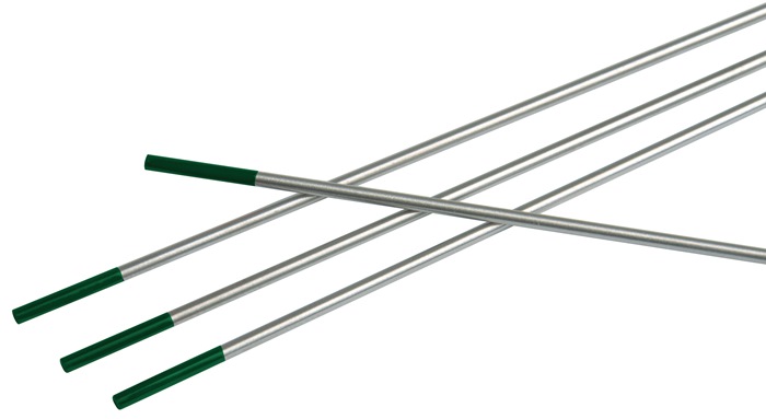 Wolframelektrode WP D.2,4mm L.175mm grün Litty