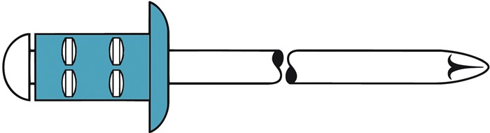 Blindniet PolyGrip® Nietschaft dxl 4,8x10mm VA 500 St.GESIPA