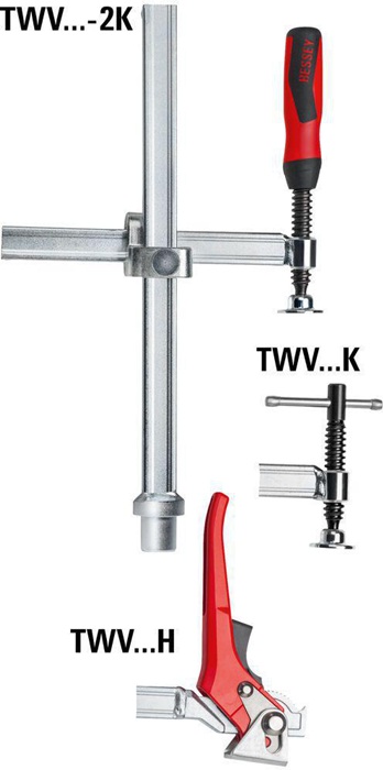 Spannelement TWV m.variabler A.max.200mm f.Bohrungs-D.16mm BESSEY