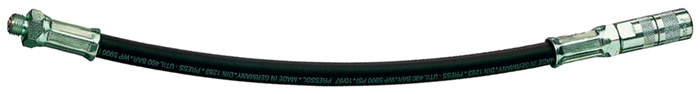 Panzerschlauch AD 11mm L.0,5m M10x1 schwarz Gum.PRESSOL