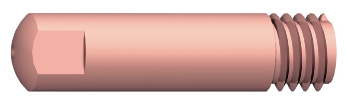 Stromdüse Draht-Ø 1mm M 6 L.25mm CuCrZr A.BINZEL