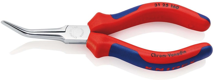Nadelzange L.160mm 45Grad gew.verchr.Mehrkomp.-Hüllen KNIPEX