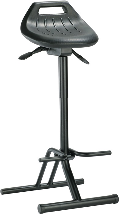 Stehhilfe Integralschaum Sitz-H.640-840mm STA schwarz klappbar