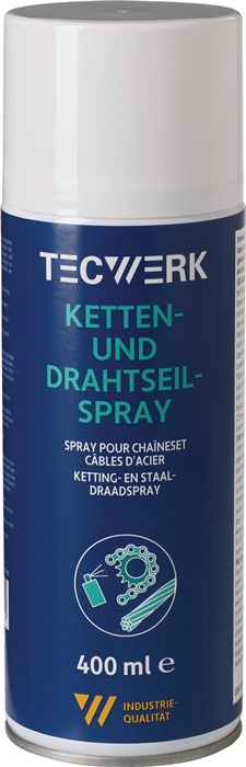 Ketten-/Drahtseilspray gelblich 400ml Spraydose TECWERK