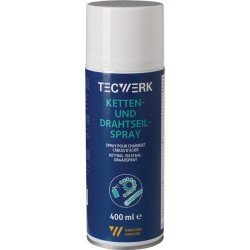 Ketten-/Drahtseilspray gelblich 400ml Spraydose TECWERK