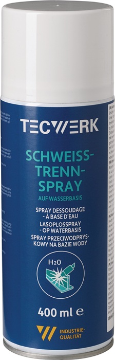 Schweißtrennspray auf Wasserbasis 400ml Spraydose TECWERK