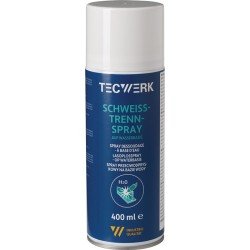 Schweißtrennspray auf Wasserbasis 400ml Spraydose TECWERK
