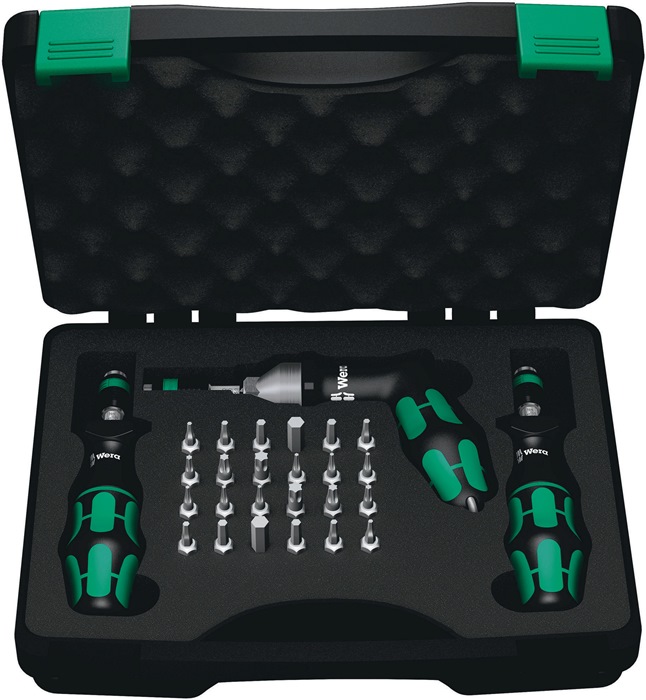 Drehmomentschraubendrehersatz 7440/41/42 27-tlg.0,3-6 Nm einstellb.WERA