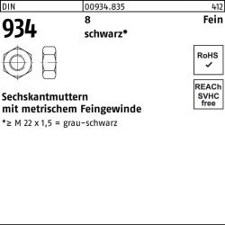 Sechskantmutter DIN 934 M36x 2 8 sw 1 Stück