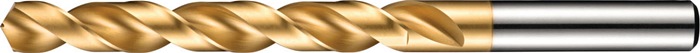 Spiralbohrer DIN 338 A510 D.11,1mm HSS profilgeschl.TiN Zyl.schaft 4xD Rechts