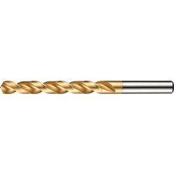 Spiralbohrer DIN 338 A510 D.11,1mm HSS profilgeschl.TiN Zyl.schaft 4xD Rechts
