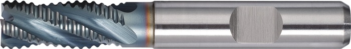 Schaftfräser DIN 844 Typ NR D.18mm Einsatz-L.42mm HSS-Co5 TiCN Weldon TW