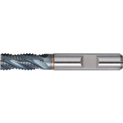 Schaftfräser DIN 844 Typ NR D.18mm Einsatz-L.42mm HSS-Co5 TiCN Weldon TW