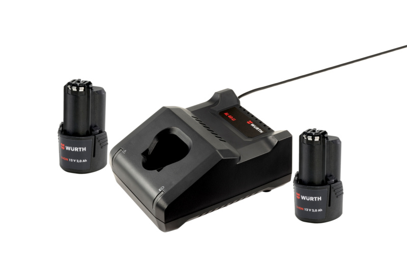 Powerpack Li-Ion 12 V mit Ladegerät und 2 x Akkus POWERPACK-LIION-12V-2X2AH