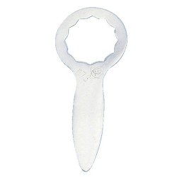 Schneidmesser gerade verzahnt L 35,0mm