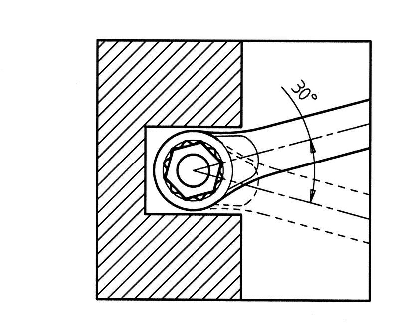 Ring-Maulschlüssel metrisch 17mm mit POWERDRIV® -Antrieb