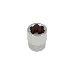 3/8 Zoll Steckschlüssel 12 mm mit Multiprofil, 6-kant, kurz
