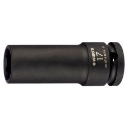 1/2 Zoll Kraftsteckschlüsseleinsatz 24mm 6-kant, metrisch lang